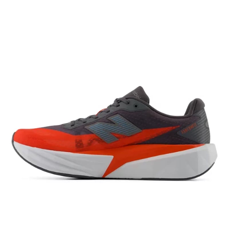 Tekaški copati New Balance FuelCell Rebel v5 "Neo Flame & Magnet" | Moški | Tek | 01 | SPORTSHOWROOM