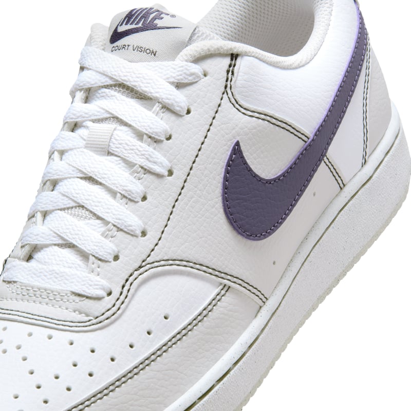Nike Court Vision Low Next Nature CS trainers "Vast Grey & Dark Raisin" | Women | SportStyle | 07 | SPORTSHOWROOM