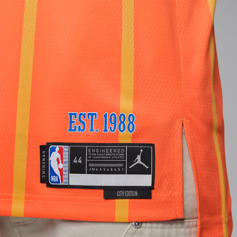 Nike Charlotte Hornets City Edition NBA Swingman Brandon Miller HM5975-820 06