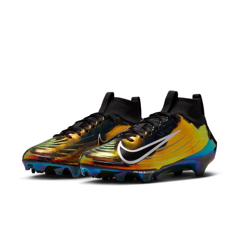 Nike Vapor Pro 1 American Football cleats "Black & Metallic Silver" | Men | American Football | 05 | SPORTSHOWROOM