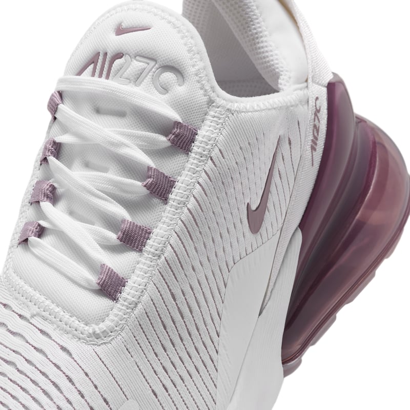 Nike Air Max 270 sneakerek "White & Light Violet Ore" | Női | Sportstyle | 07 | SPORTSHOWROOM