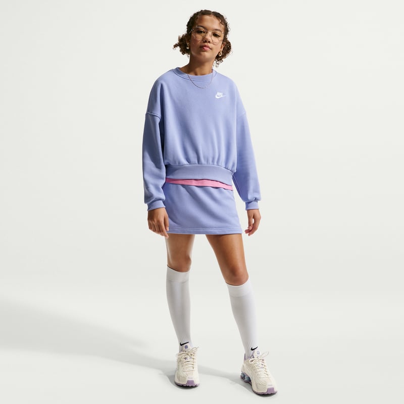 Nike Club Fleece Boxy Crew FZ9244-569 04