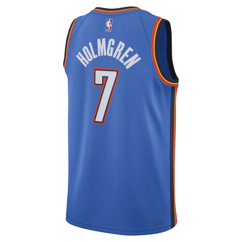 Nike Oklahoma City Thunder Icon Edition Dri-FIT NBA Swingman Chet Holmgren DN2016-406 02