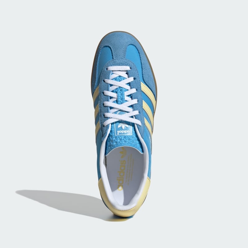 adidas Gazelle Indoor Semi Blue Burst Almost Yellow IE2960 SPORTSHOWROOM