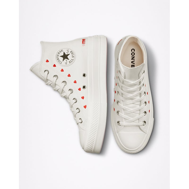 Converse Chuck Taylor All Star Lift Platform High ‘Embroidered Hearts’ A01599C 05