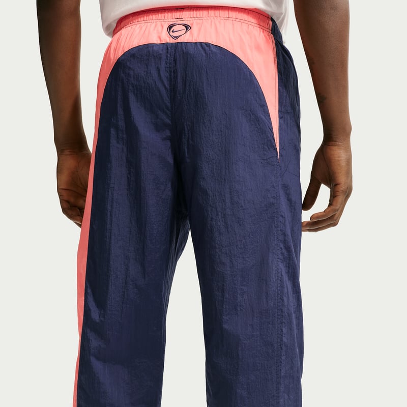 Nike F.C. Barcelona Third Total 90 Woven Pants "Midnight Navy & Bright Mango" | Men | Football | 03 | SPORTSHOWROOM