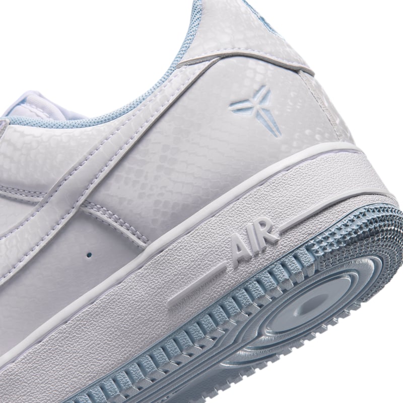 Nike Kobe Air Force 1 Low Sneaker "White & Armory Blue" | Herren | Sportstyle | 08 | SPORTSHOWROOM