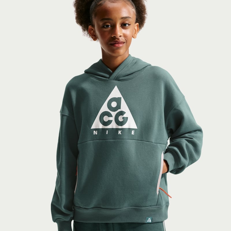 Nike ACG Fleece Hoodie "Mineral Slate" | Kids | | 02 | SPORTSHOWROOM