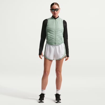 Short Nike Tempo Dri-FIT Mid-Rise Brief-Lined "White" | Femme | Course à pied | 01 | SPORTSHOWROOM