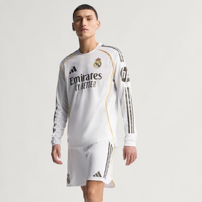 adidas Real Madrid 2025/26 Home Authentic Long Sleeve JN8866 01