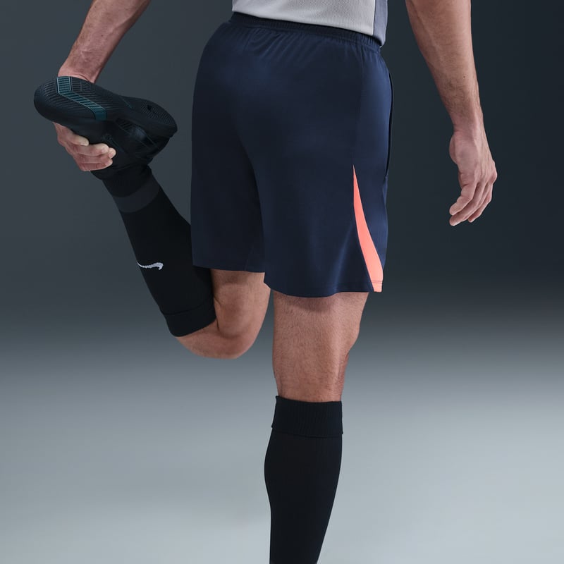 Nike F.C. Barcelona Strike Third Dri-FIT Total 90 Knit Shorts "Midnight Navy & Bright Mango" | Men | Football | 03 | SPORTSHOWROOM