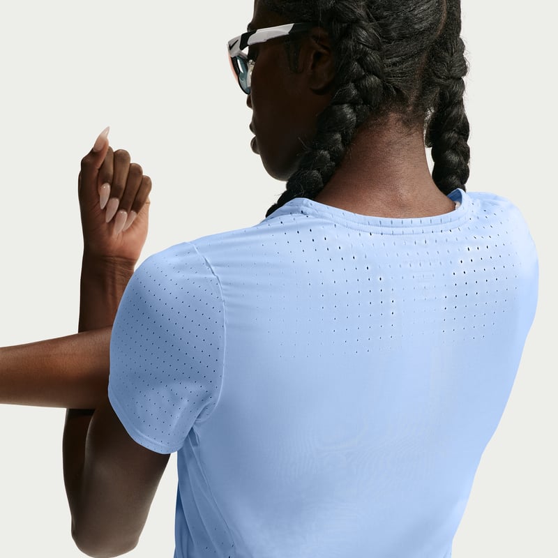 Majica Nike AeroSwift Dri-FIT ADV "Aluminium & Atomic Pink" | Ženske | Tek | 02 | SPORTSHOWROOM