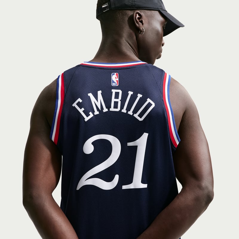Nike Philadelphia 76ers City Edition NBA Swingman Joel Embiid HM5992-420 05