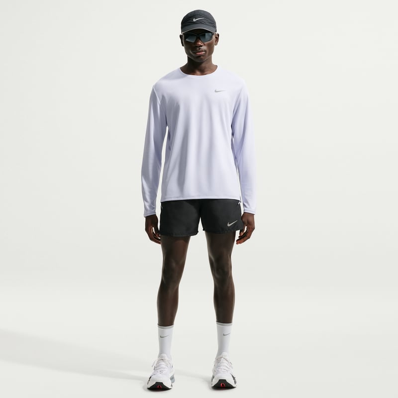 Nike Miler Dri-FIT Long-Sleeve Shirt "Ghost" | Heren | Hardlopen | 04 | SPORTSHOWROOM