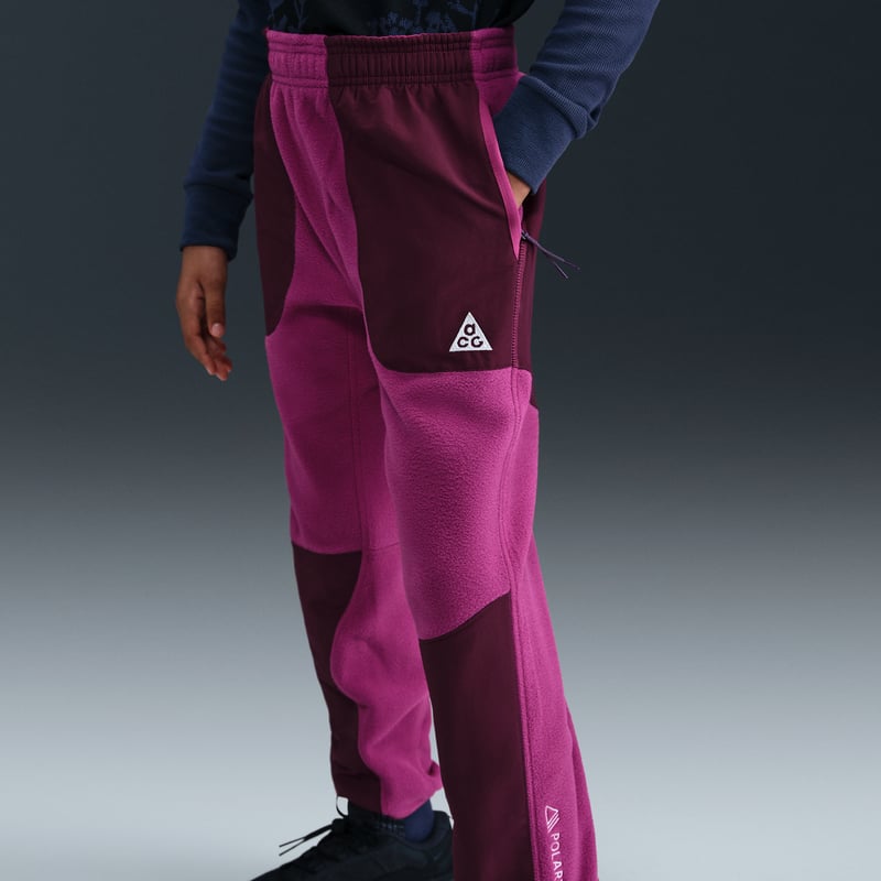 Nike ACG "Wolf Tree" Polartec Bukse "Cactus Flower & Bordeaux" | Barn | | 03 | SPORTSHOWROOM