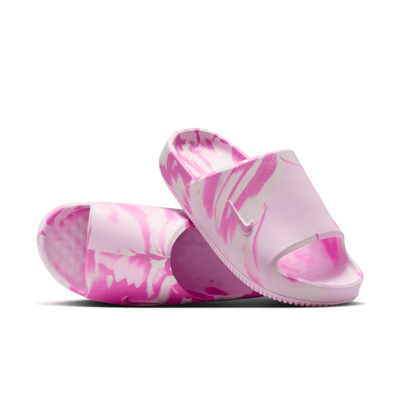 Nike Calm 2.0 Marbled Slide Sneaker "Playful Pink & Pink Foam" | Damen | Sportstyle | 01 | SPORTSHOWROOM
