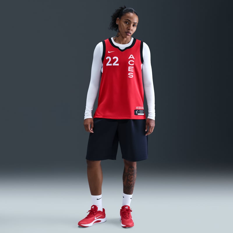 Tricko Nike A'ja Wilson Las Vegas Aces 2024 Rebel Edition Dri-FIT WNBA Victory "University Red" | Ženy | Basketbal | 06 | SPORTSHOWROOM
