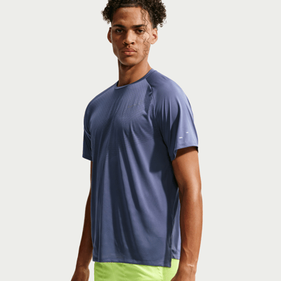 Nike Stride Dri-FIT ADV Shirt "Diffused Blue" | Herren | Laufen | 01 | SPORTSHOWROOM