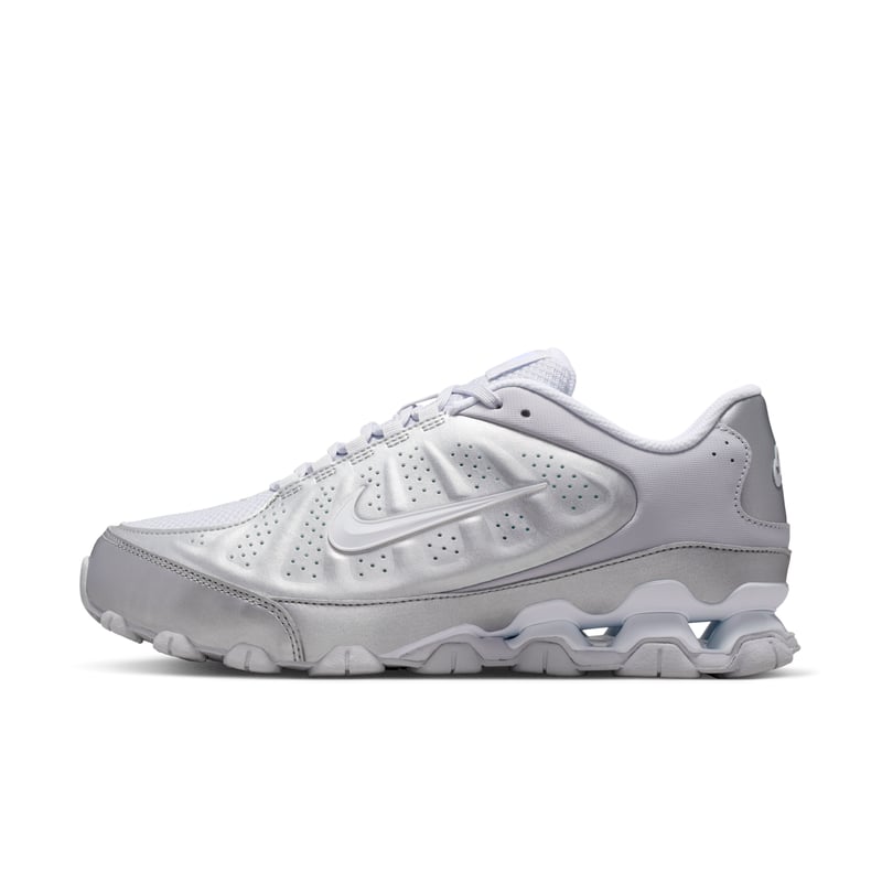 Scarpe da palestra Nike Reax 8 SL "Metallic Silver & Geyser Grey" | Donna | Allenamento | 01 | SPORTSHOWROOM