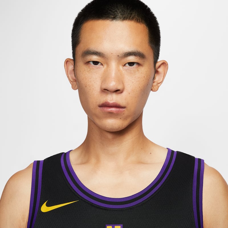 Nike Los Angeles Lakers City Edition Dri-FIT NBA Swingman DX8506-014 03