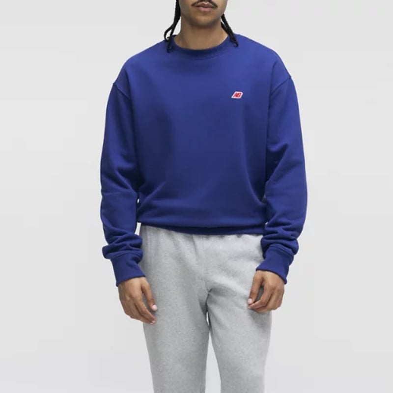New Balance Made in USA Core Crewneck Pulover "Blue Oyster" | Férfi | | 03 | SPORTSHOWROOM