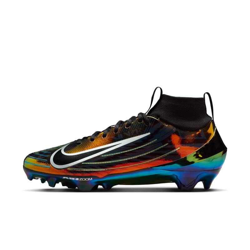 Nike Vapor Pro 1 American Football cleats "Black & Metallic Silver" | Men | American Football | 01 | SPORTSHOWROOM