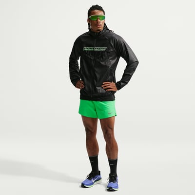 Nike Stride Dri-FIT 5" 2-in-1 Shorts "Green Spark" | Herren | Laufen | 01 | SPORTSHOWROOM