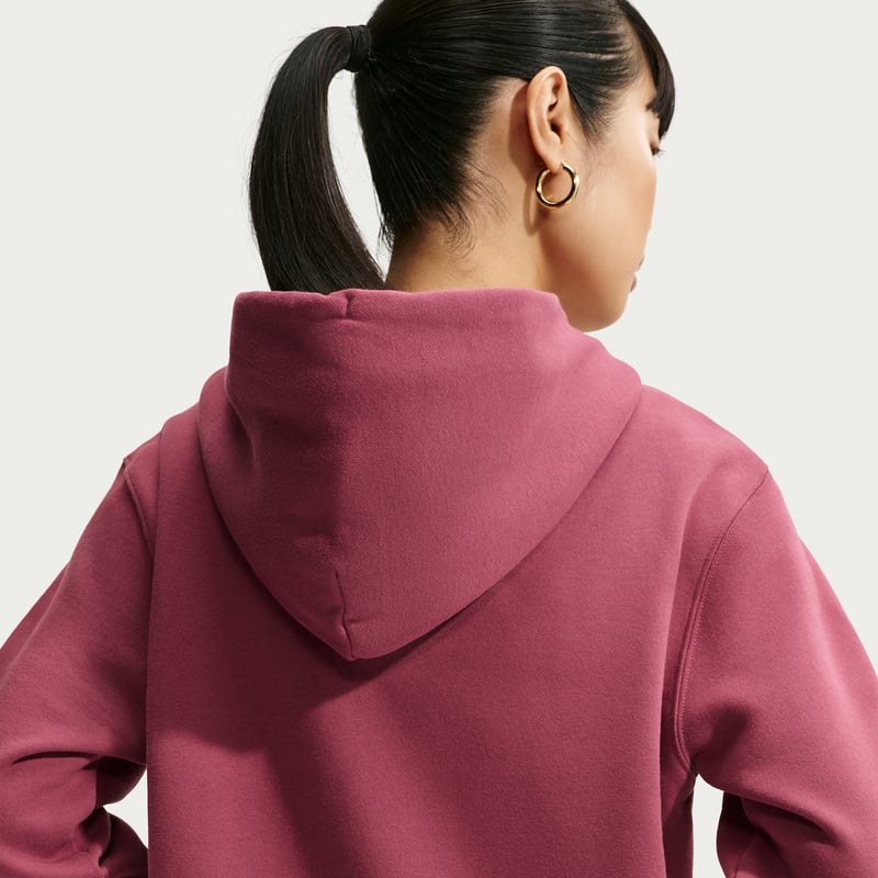 Nike Studio Fleece Medium Weight Full-Zip Hettegenser "Pink Smoke & Sail" | Dame | | 01 | SPORTSHOWROOM