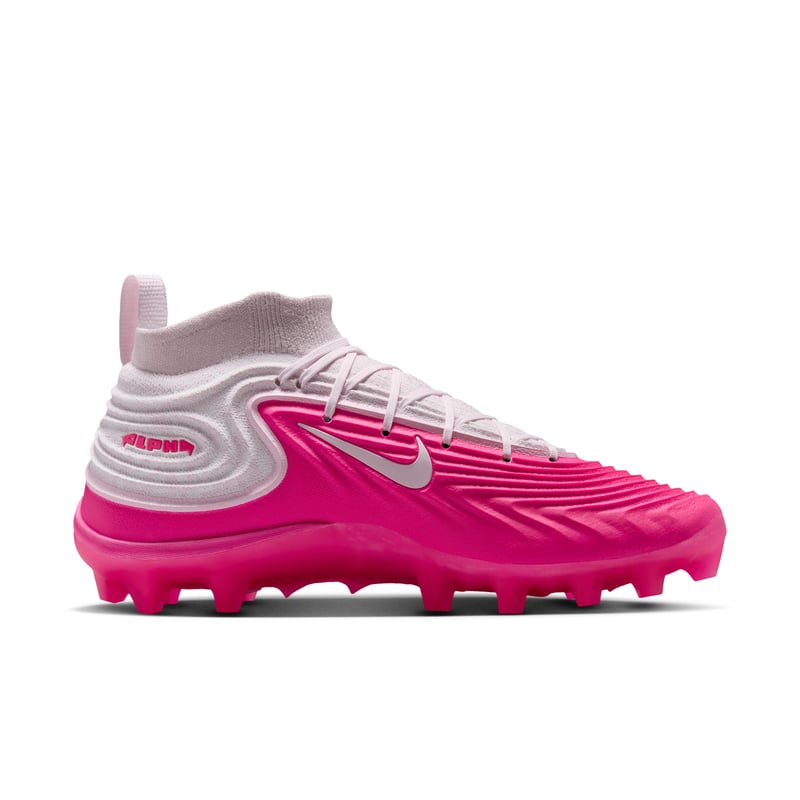 Nike Alpha Menace 5 Elite American Football cleats "Pearl Pink & Hyper Pink" | Men | American Football | 03 | SPORTSHOWROOM