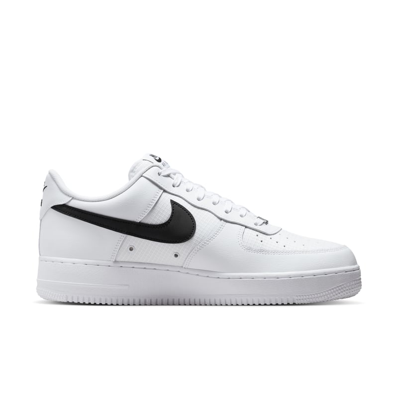 Nike Air Force 1 '07 LV8 Ripstop Sneaker "White & Black" | Herren | Sportstyle | 03 | SPORTSHOWROOM