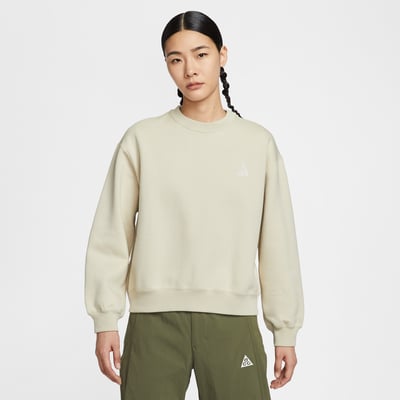 Nike ACG "Tuff Fleece" Therma-FIT Crew-Neck Sweatshirt "Light Khaki" | Kvinnor | | 01 | SPORTSHOWROOM