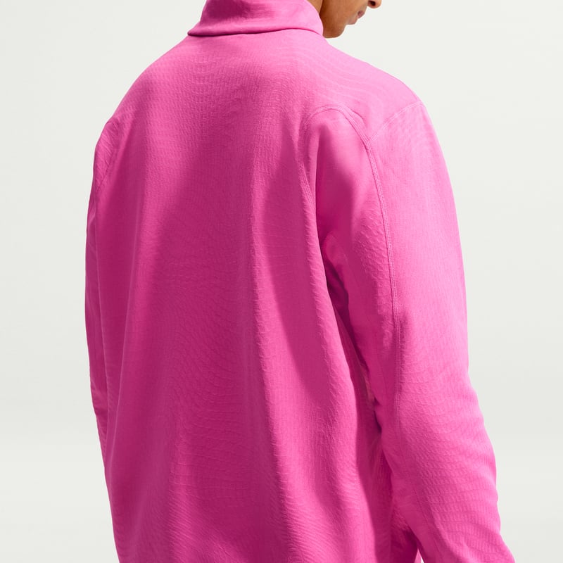 Nike ACG "Wolf Grid" Men's Therma-FIT 1/2-Zip Top "Desert Pink & Light Crimson" | Men | Hiking | 02 | SPORTSHOWROOM