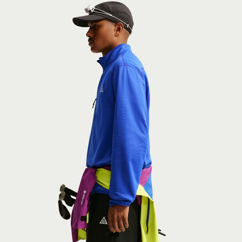 Top Nike ACG "Wolf Grid" Men's Therma-FIT 1/2-Zip "Hyper Royal & Old Royal" | Moški | Planinarjenje | 03 | SPORTSHOWROOM