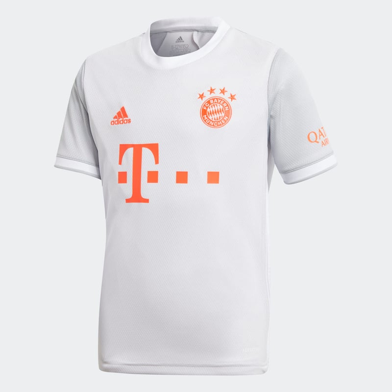 Mode Shirts Lange shirts FC Bayern München FC Bayern M\u00fcnchen Lang shirt lichtgrijs-rood gestippeld casual uitstraling 