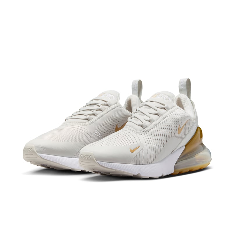 Baskets Nike Air Max 270 "Light Bone & Metallic Gold" | Femme | Sportstyle | 05 | SPORTSHOWROOM