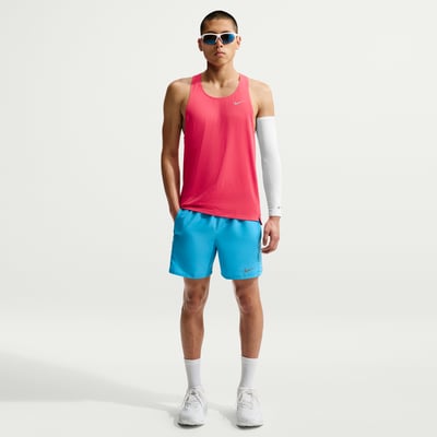 Pantalones cortos Nike Miler Dri-FIT 5" Brief-Lined "Light Current Blue" | Hombre | Correr | 01 | SPORTSHOWROOM