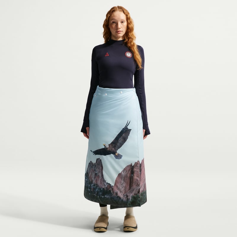 Nike ACG USA Therma-FIT ADV Reversible Skjort "Phantom & Blue Lagoon" | Dame | | 01 | SPORTSHOWROOM