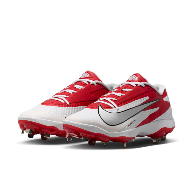 Nike Diamond Standout MTL baseballsko "White & University Red" | Herre | Baseball | 05 | SPORTSHOWROOM
