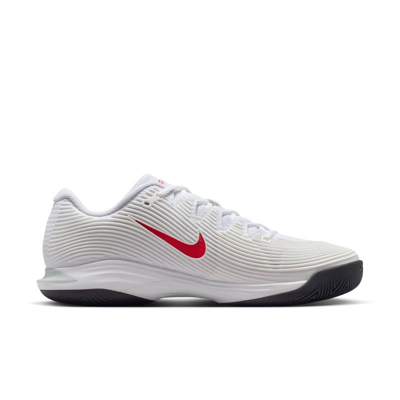 Nike Vapor 12 tennisskor "White & Light Crimson" | Män | Tennis | 03 | SPORTSHOWROOM