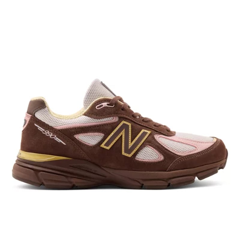 Sneakers New Balance 990v4 Made in USA "Pumpernickel & Pink Chalk" | Femei & Bărbați | Sportstyle | 02 | SPORTSHOWROOM