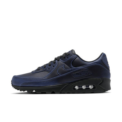 Sneakersy Nike Air Max 90 Premium "Dark Smoke Grey & University Blue" | Mezczyzni | Sportstyle | 01 | SPORTSHOWROOM