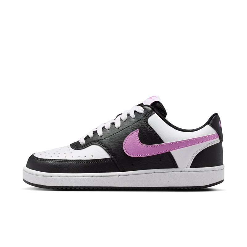 Nike Court Vision Low Next Nature sneakers "Black & Light Magenta" | Dames | Sportstyle | 01 | SPORTSHOWROOM