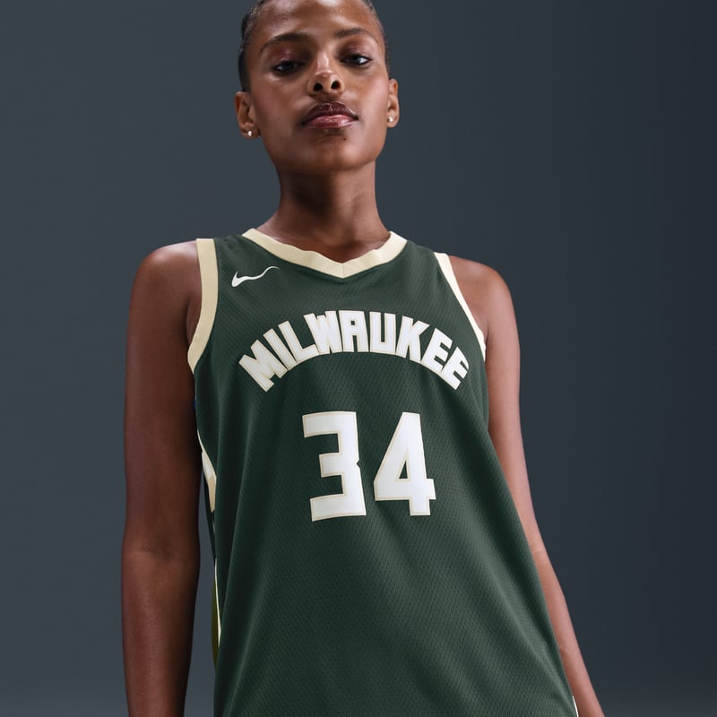 Nike Milwaukee Bucks Icon Edition Dri-FIT NBA Swingman DN2012-323 02