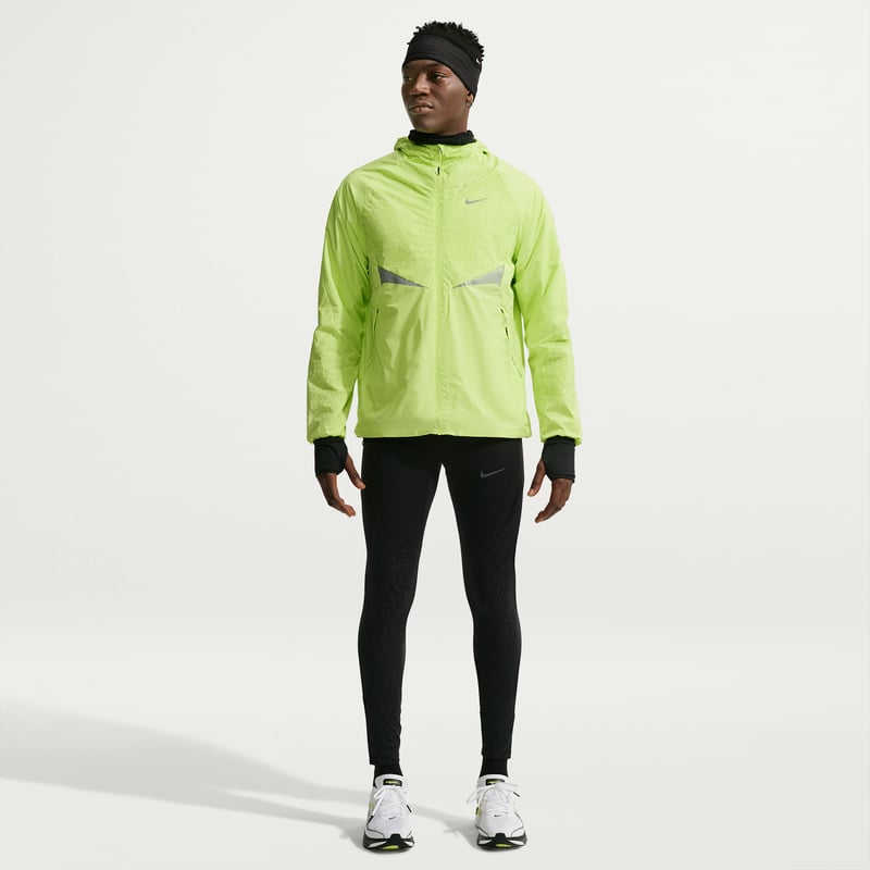 Nike Stride Therma-FIT Repel Winterized Jacket "Light Lemon Twist & Light Smoke Grey" | Men | Running | 04 | SPORTSHOWROOM