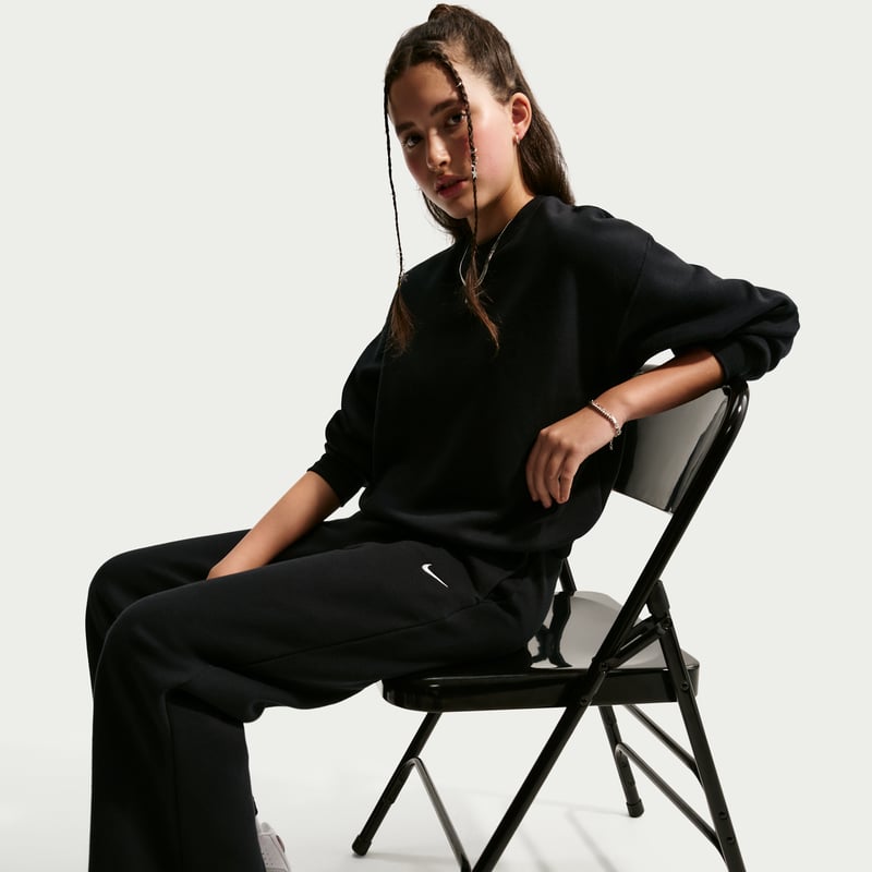 Hlace Nike Studio Fleece Open-Hem "Black & White" | Djeca | | 03 | SPORTSHOWROOM