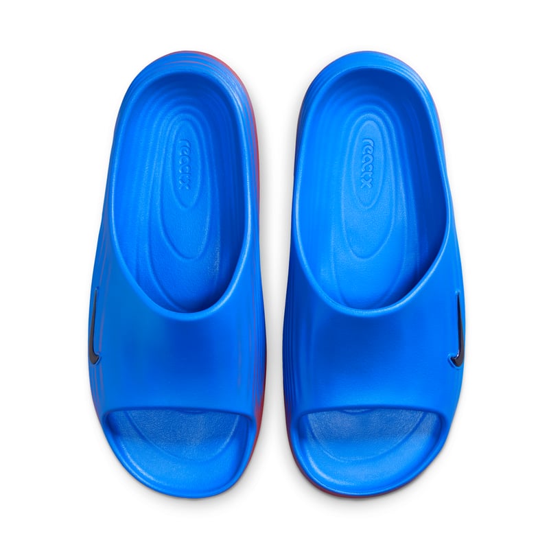 Nike ReactX Rejuven8 Slides sneakers "Action Red & Light Photo Blue" | Dames | Sportstyle | 05 | SPORTSHOWROOM