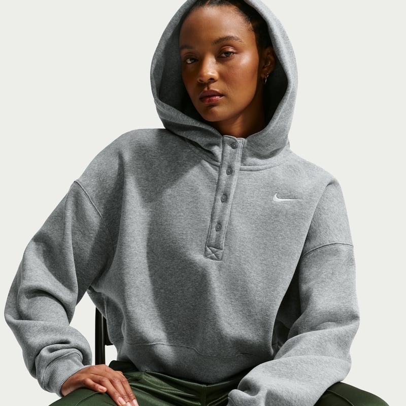 Nike Phoenix Fleece Oversized Cropped Henley IF0258-063 03