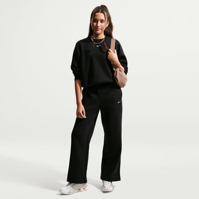 Hlace Nike Studio Fleece Open-Hem "Black & White" | Djeca | | 00 | SPORTSHOWROOM