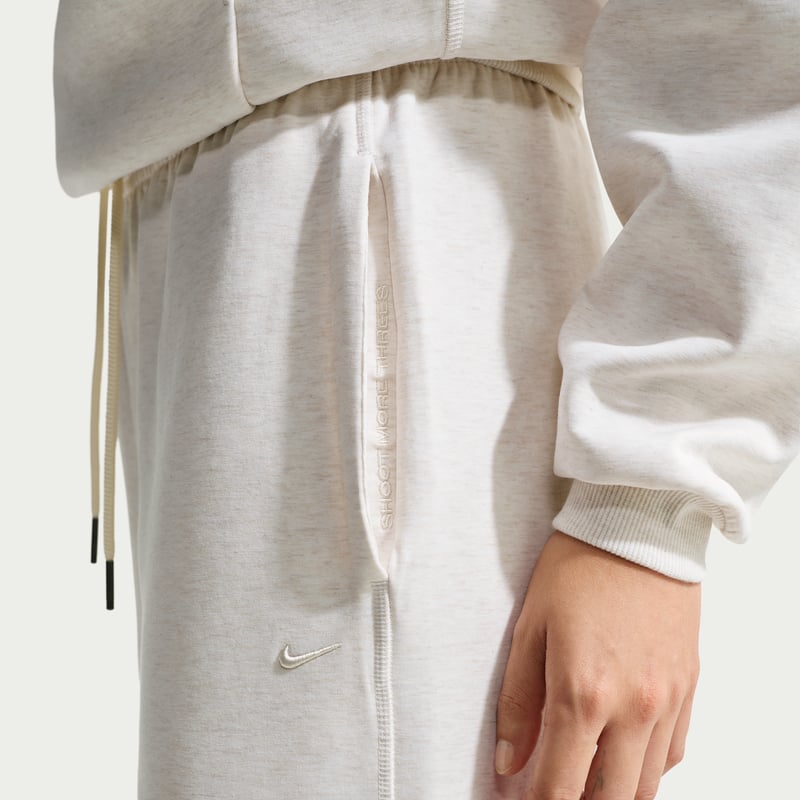 Pantalon Nike Caitlin Standard Issue Dri-FIT Open-Hem "Pale Ivory & Heather" | Femme | Basketball | 03 | SPORTSHOWROOM