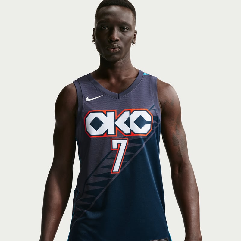 Nike Oklahoma City Thunder City Edition NBA Swingman Chet Holmgren HM5990-438 03